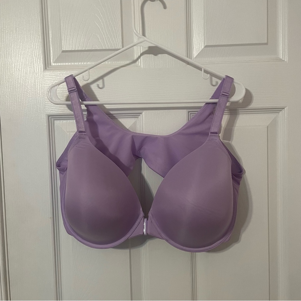 Torrid Lilac Perfect Front Closure Lightly Lined Bra